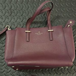 Maroon Kate Spade Bag